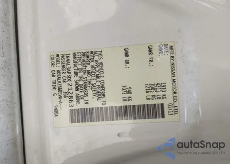 2013 Nissan Altima 2.5 S from USA, damaged, VIN 1N4AL3AP3DC212863